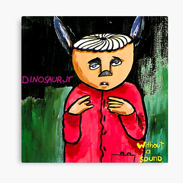 dinosaur jr without a sound single cover boncu Canvas Print