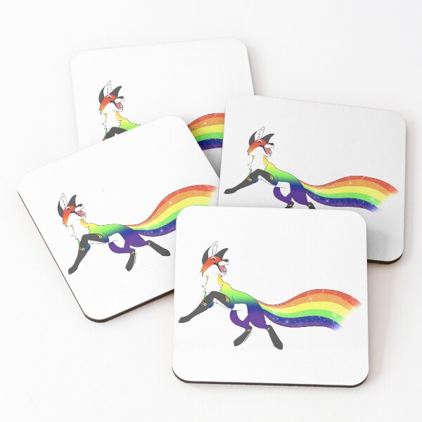 Item preview, Gay Pride Fox 2.0 designed and sold by inumaru-hokashi.