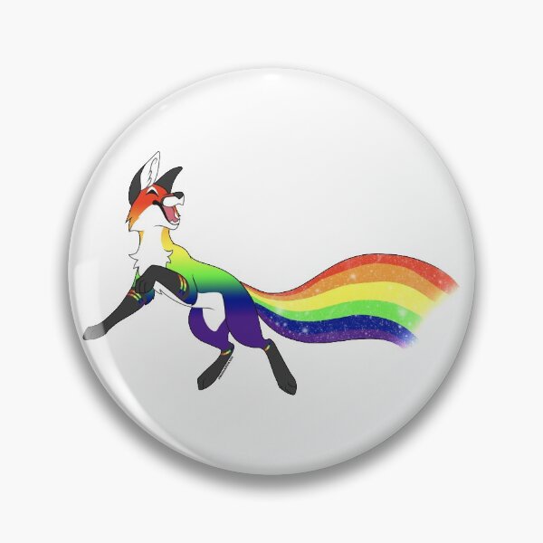 Item preview, Gay Pride Fox 2.0 designed and sold by inumaru-hokashi.
