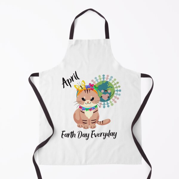 Item preview, April Cat Earth Day Everyday designed and sold by Bliss Find And Design.