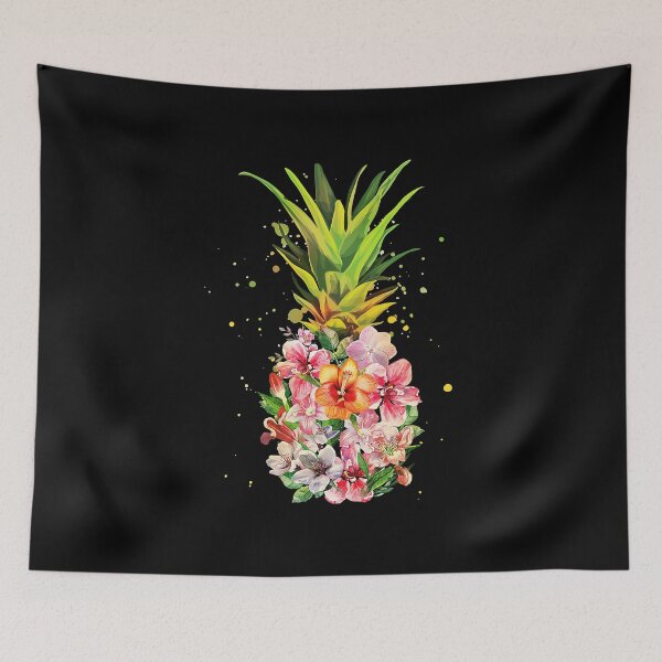 Item preview, Pineapple Flowers Women Aloha Hawaii Vintage designed and sold by ClareMadelane.