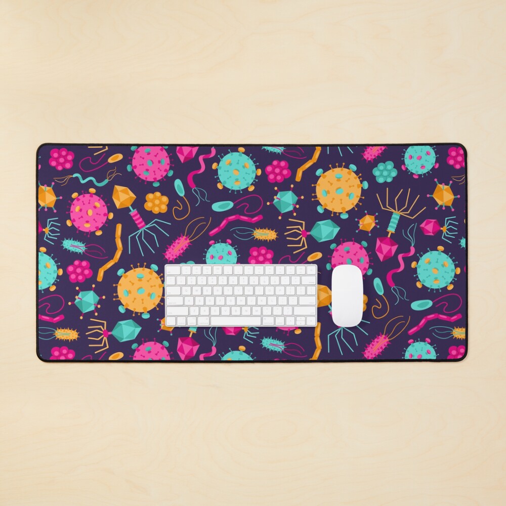 Viruses and Bacteria Mouse Pad
