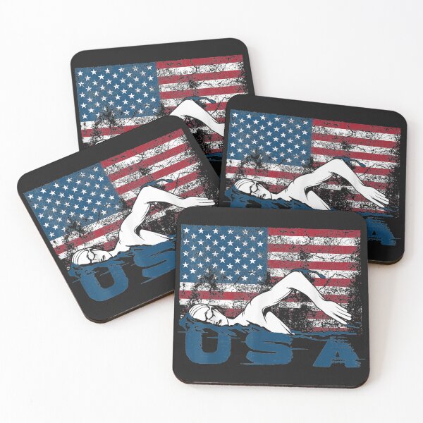Item preview, USA Swimming | Cute US Swim Aquatic Sport Athlete Gift designed and sold by sikkilapa.