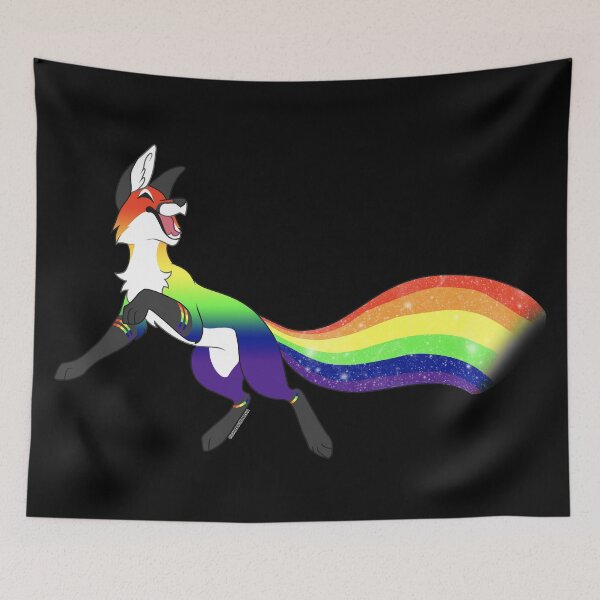 Item preview, Gay Pride Fox 2.0 designed and sold by inumaru-hokashi.
