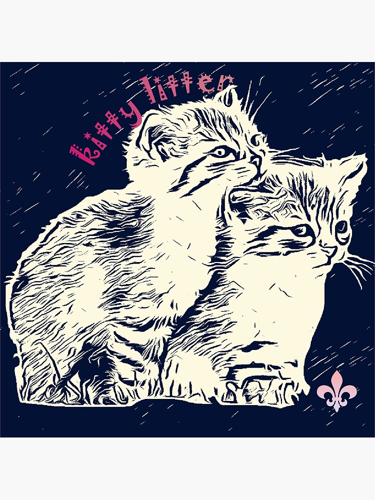 "Kitty Litter" Sticker by Geeothman94 Redbubble