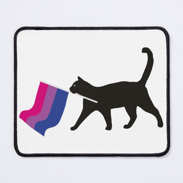 Item preview, bi flag cat! designed and sold by Peaceful Pasta.