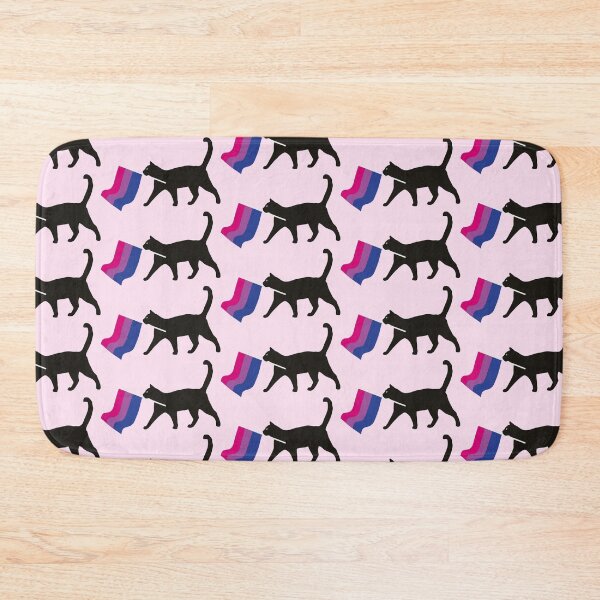 Item preview, bi flag cat! designed and sold by Peaceful Pasta.