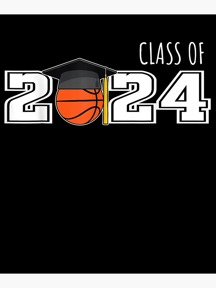 "Class Of 2024 Basketball Senior Gifts Senior 2024 Basketball" Poster