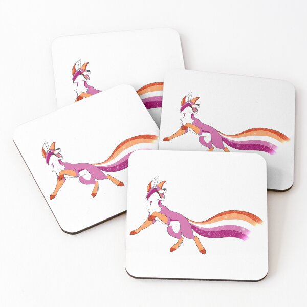 Item preview, Lesbian Pride Fox 2.0 designed and sold by inumaru-hokashi.