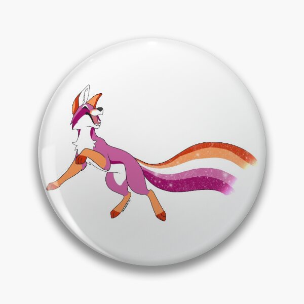 Item preview, Lesbian Pride Fox 2.0 designed and sold by inumaru-hokashi.
