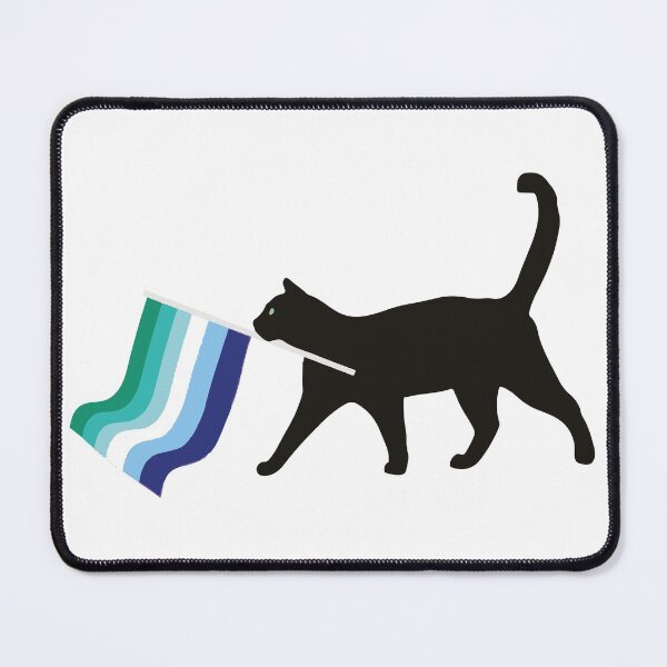 Item preview, gay flag cat! designed and sold by Peaceful Pasta.