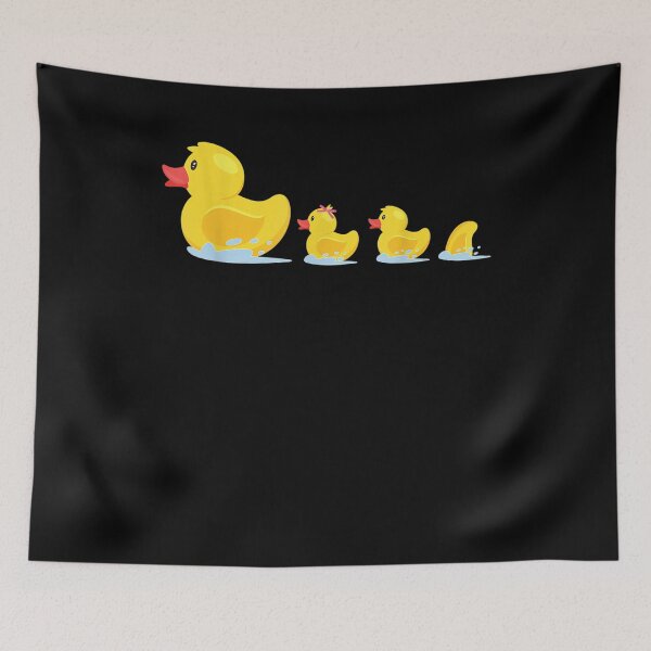 Item preview, Rubber Duck Family Going For A Swim designed and sold by nancyholly.
