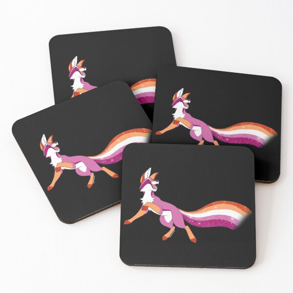 Item preview, Lesbian Pride Fox 2.0 designed and sold by inumaru-hokashi.