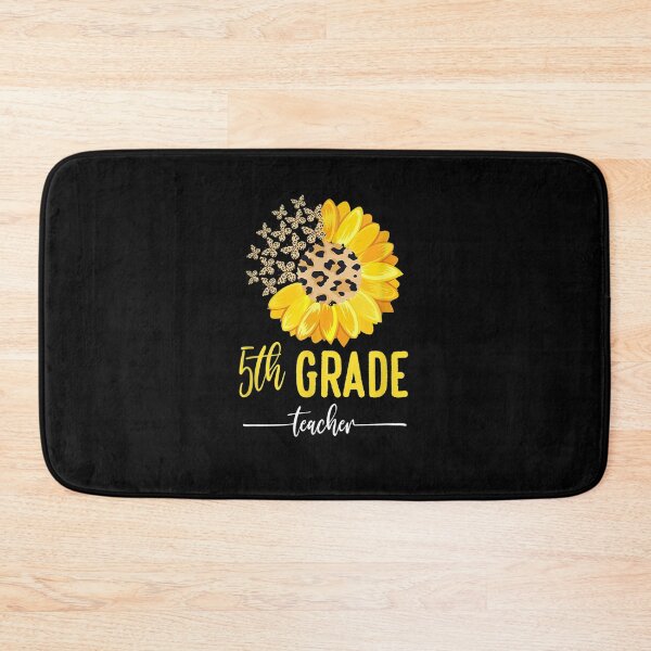 Item preview, Leopard Handwriting Teacher 5th Grade Sunflower Butterfly designed and sold by patsa4.