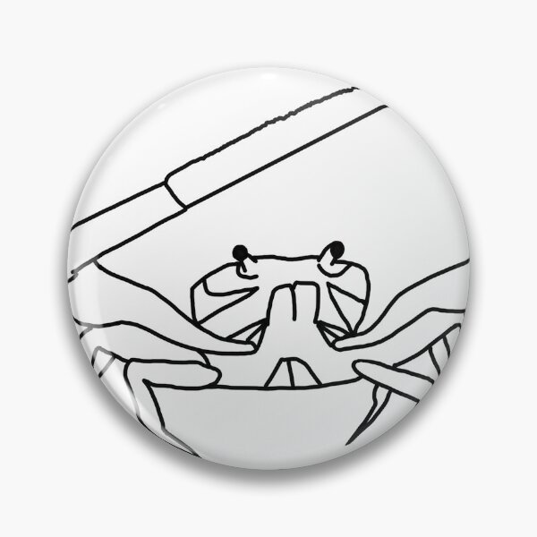 Item preview, Commit Atrocities Crab designed and sold by Space Cadet Sams  Sticker Market.