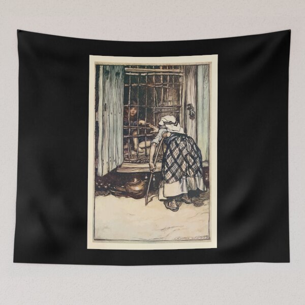 Item preview, Hansel and Grethel Other Tales by Grimm Wilelm and Jacob art by Arthur Rackham designed and sold by GretelAndHansel.