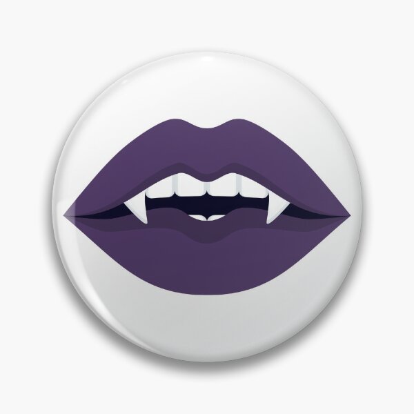 Item preview, Playful Vampire Fang Lips designed and sold by theniteflix.