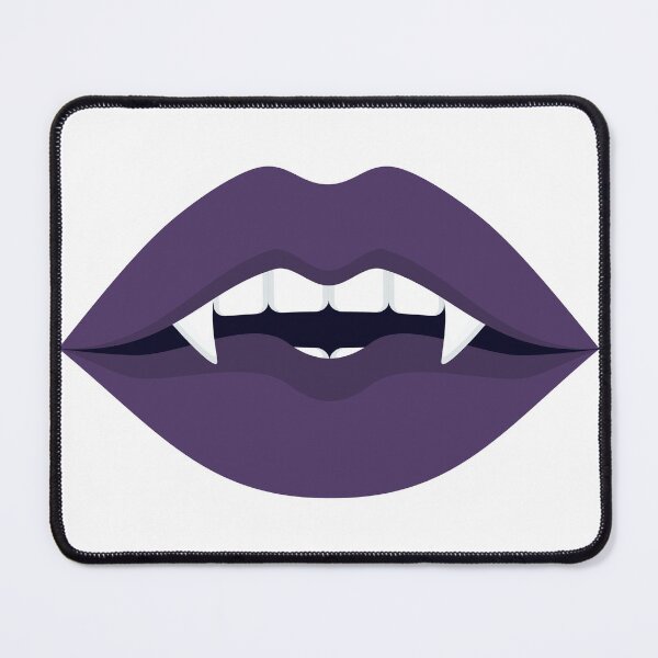 Item preview, Playful Vampire Fang Lips designed and sold by theniteflix.