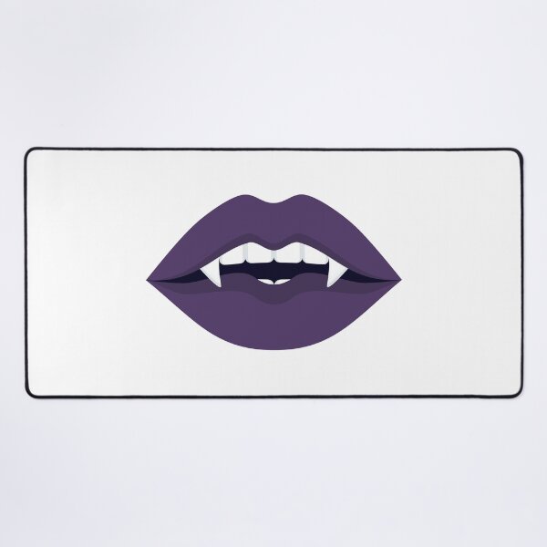 Item preview, Playful Vampire Fang Lips designed and sold by theniteflix.
