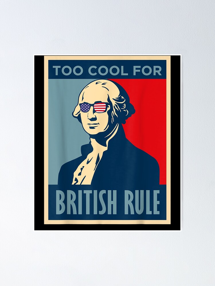 To Cool For British Rule in this super comfy, ready-for-July 4th