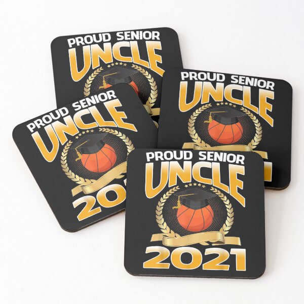 Item preview, Proud Senior Uncle 2021 Basketball designed and sold by patsa4.