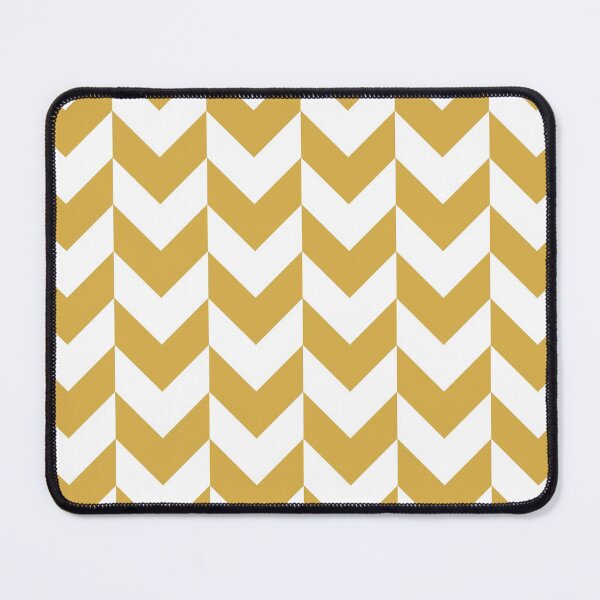 Item preview, SPICY MUSTARD AND WHITE CHEVRON ZIG ZAG ARROW PATTERN BY OZCUSHIONSTOO designed and sold by ozcushionstoo.
