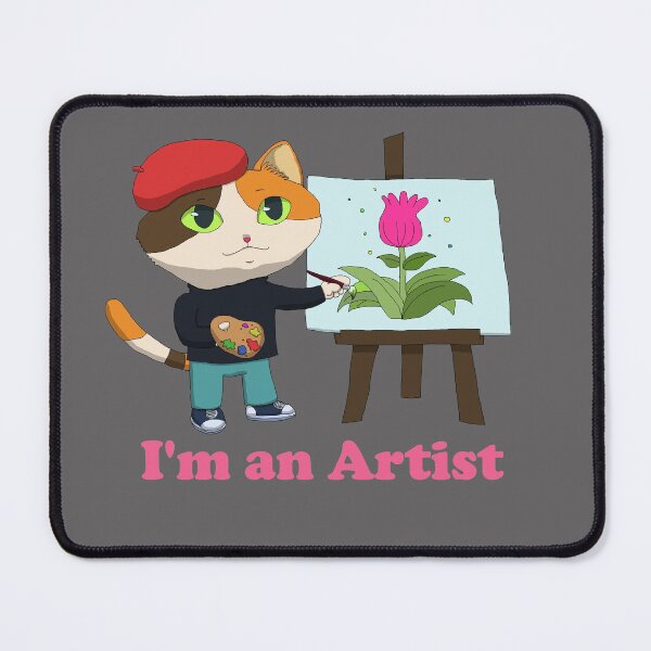 Item preview, I'm an artist cat designed and sold by Chubuter.