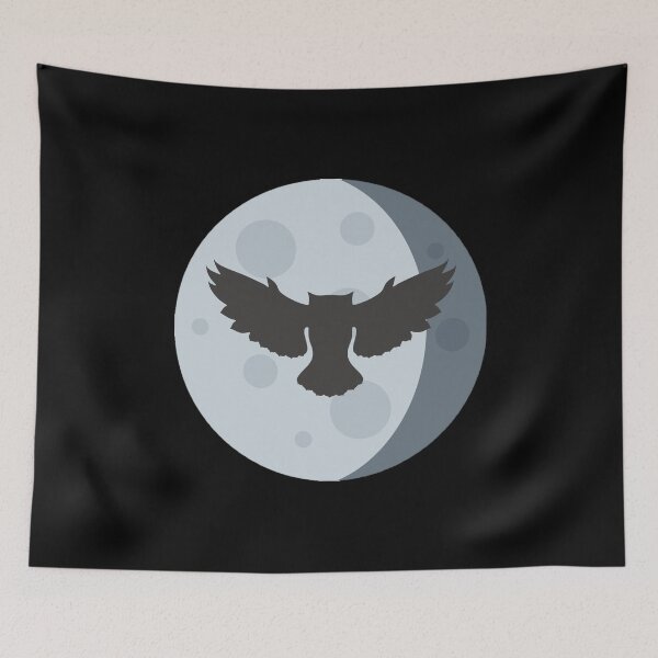 Item preview, Owl & moon designed and sold by ScarletDragon27.