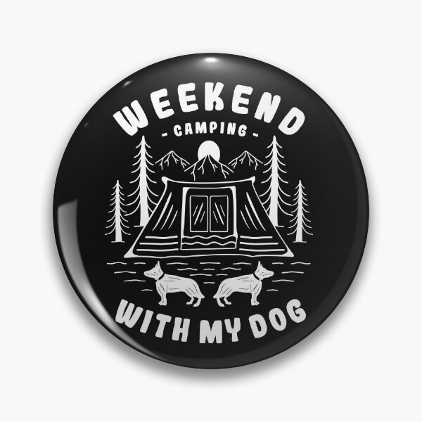 Item preview, Weekend camping with my dog designed and sold by REApparelCo.