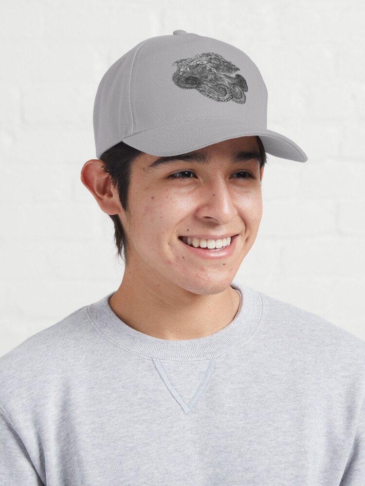 Alternate view of Augustus the Octopus Cap