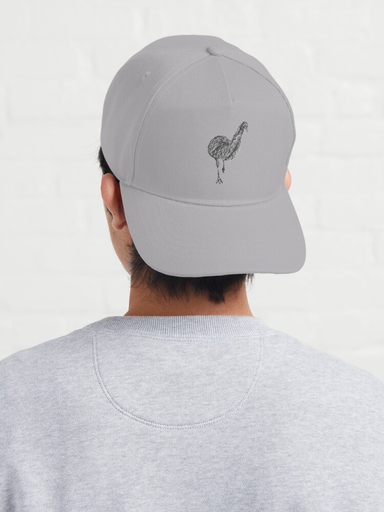 Alternate view of Shyly the Emu Cap