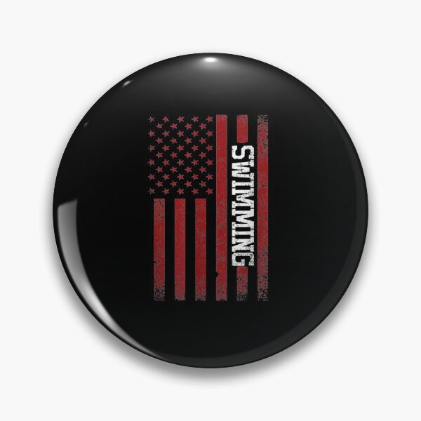 Item preview, USA Flag American America Swimming Team Swimmer designed and sold by sikkilapa.
