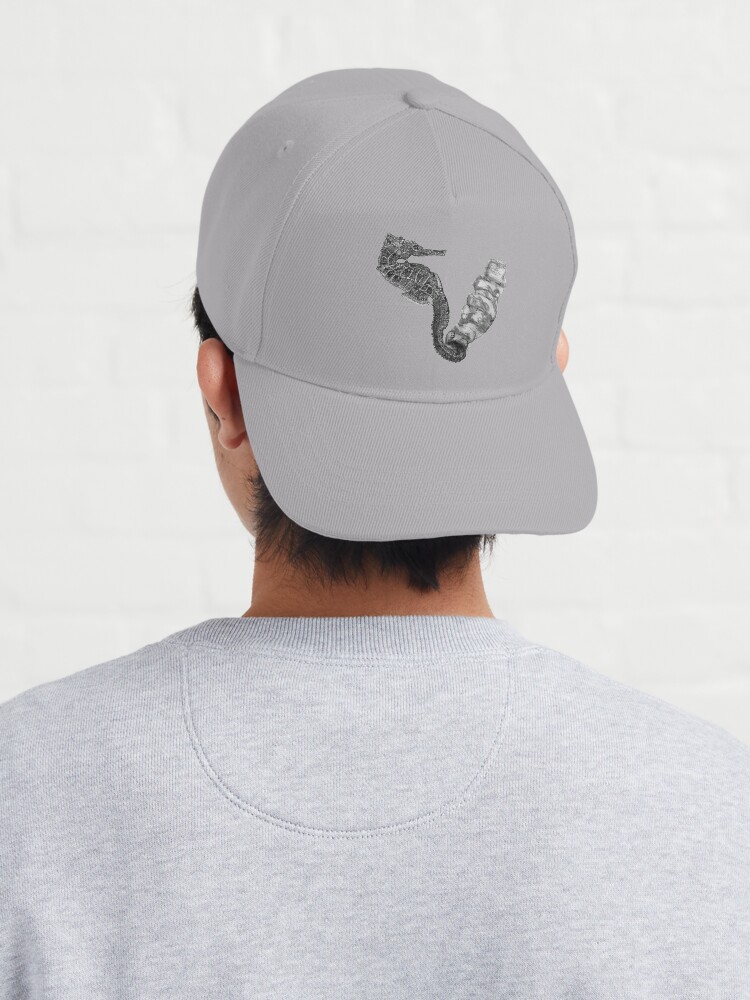 Alternate view of Sunday the Seahorse Cap