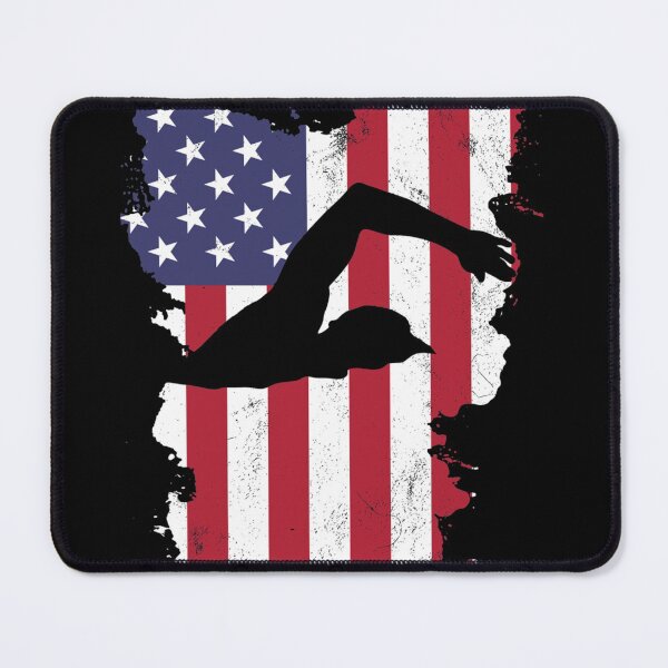 Item preview, Vintage 4th Of July USA Flag Swimming Swim Swimmer designed and sold by sikkilapa.