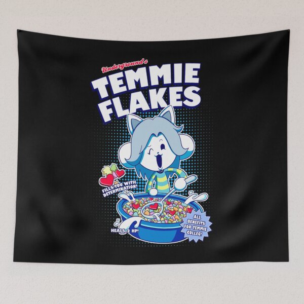 Item preview, Undertale Video Games - Underground's Temmie Flakes designed and sold by EverettEdward7.