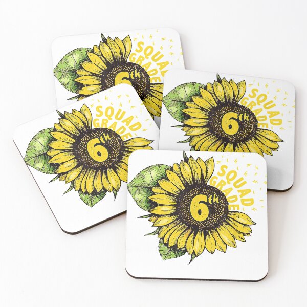 Item preview, Sunflower 6th Grade Squad T-Shirt Sixth Grade Teacher designed and sold by Inkwell-TikNik.