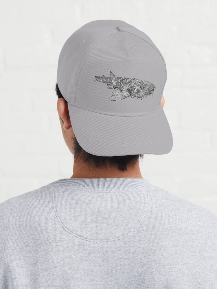 Alternate view of Penelope the Wobbygong Shark Cap