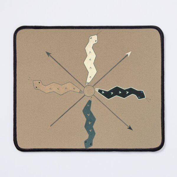 Item preview, Navaho Sand painting, Arrows and snakes designed and sold by Lowtech.