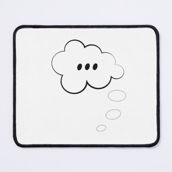 Item preview, Thinking ....  ellipsis thought bubble designed and sold by Midnight Sky Sundry.