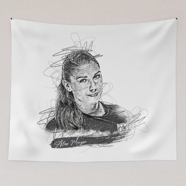 Item preview, Alex Morgan Abstract Sketch Art, Alex Morgan designed and sold by graphic-genie.