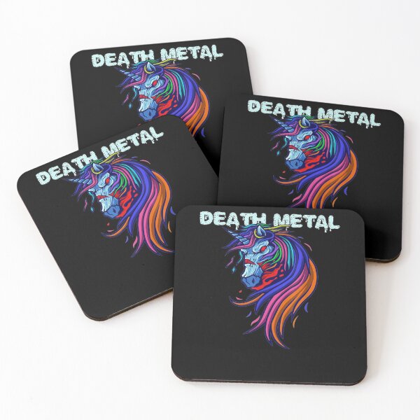 Artikelvorschau, Death Metal Heavy Metal Einhorn Regenbogen entworfen und verkauft von patsa4.
