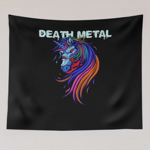 Artikelvorschau, Death Metal Heavy Metal Einhorn Regenbogen entworfen und verkauft von patsa4.