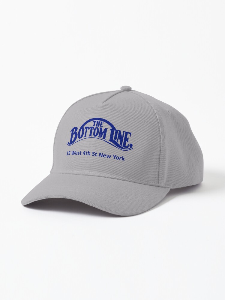 The Bottom Line New York Blue Cap for Sale by SwampfoxDesign