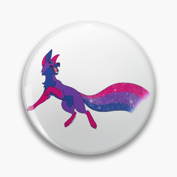 Item preview, Bi Pride Fox 2.0 designed and sold by inumaru-hokashi.