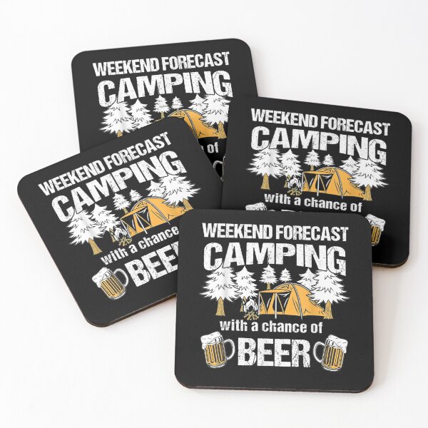 Item preview, Weekend Forecast Camping With A Chance Of Drinking designed and sold by patsa4.