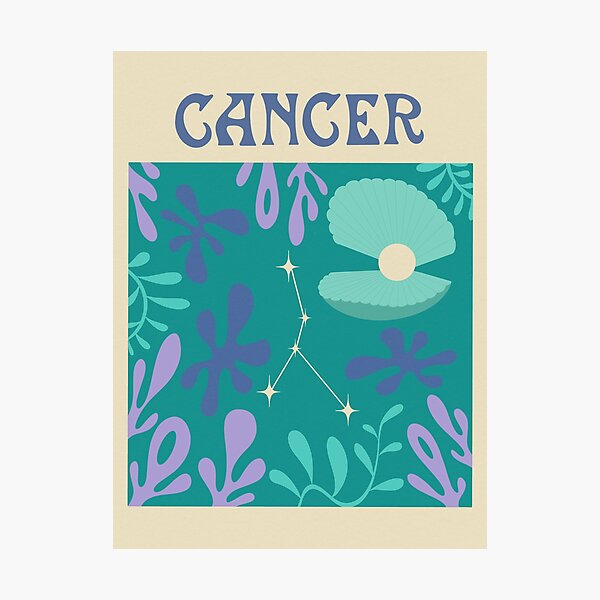 Abstract Cancer Zodiac Photographic Print
