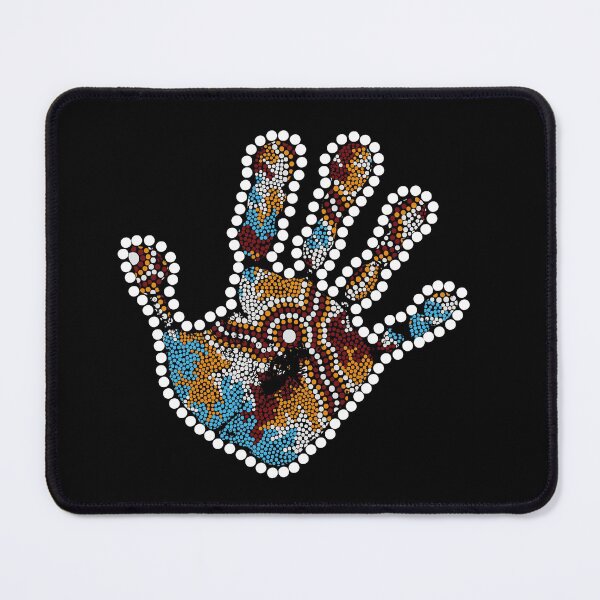 Item preview, Authentic Aboriginal Art - Hand (Wetland Dreaming) designed and sold by HogarthArts.