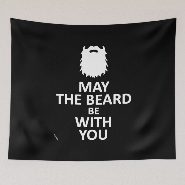 Item preview, May The Beard Be With You designed and sold by clickmostro.
