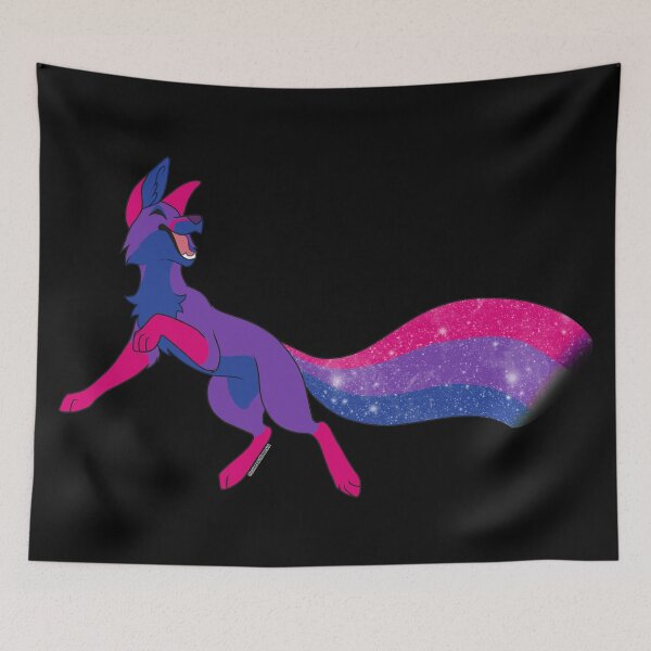 Item preview, Bi Pride Fox 2.0 designed and sold by inumaru-hokashi.
