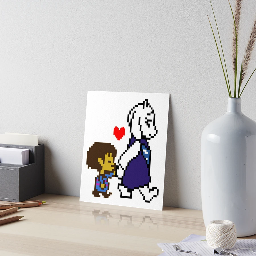 Lámina rígida for Sale con la obra «Juegos de Undertale - Toriel & Frisk  Helping Hand» de EverettEdward7 | Redbubble